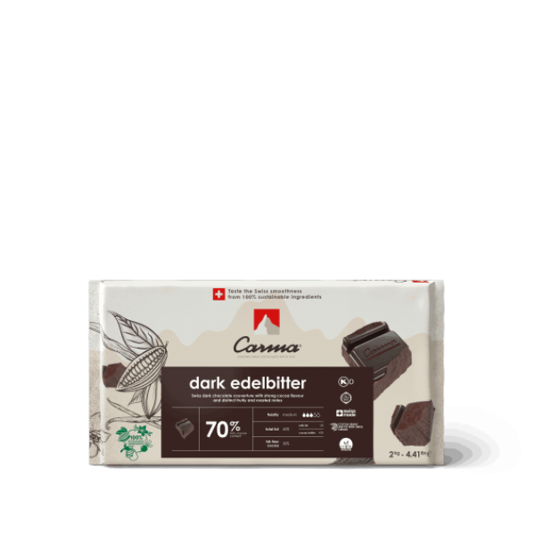 Dark Edelbitter Swiss Top Couverture 70%